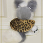 Fluffy Chris Leopard fur Cape