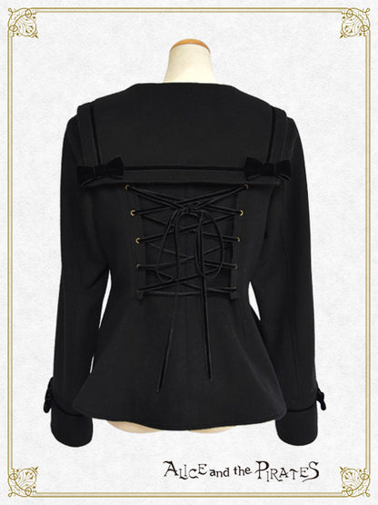 セーラーカラーショートコート