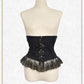 Wonder about you in the silent moonlit night short corset