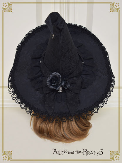 Sweet rose witch hat