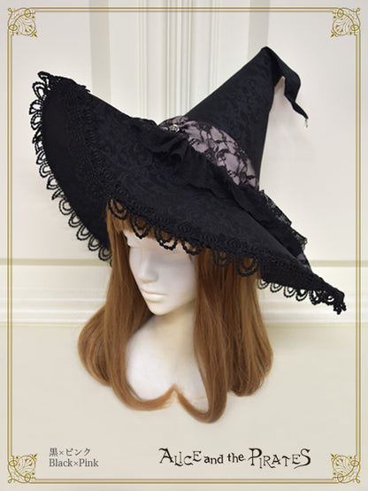 Sweet rose witch hat