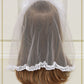 Marabou and veil head bow