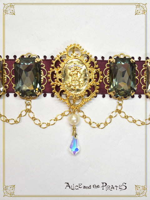 Prince of precious stone jewelry choker