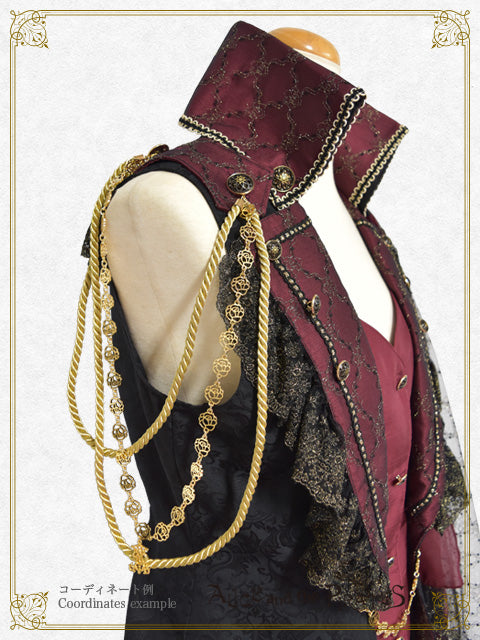 Prince of precious stone shoulder train vest