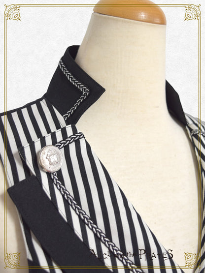 Brilliant Notice～華麗なる怪盗団からの予告状～ストライプショート丈ベスト