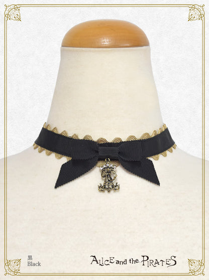 Grosgrain ribbon choker