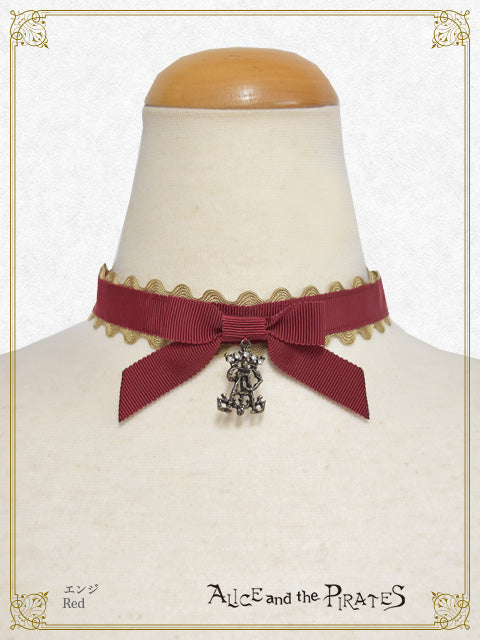 Grosgrain ribbon choker