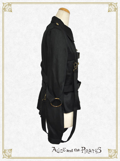 Overshirt with harness belt