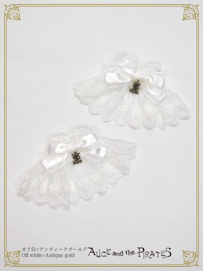 A/P tulle lace cuffs