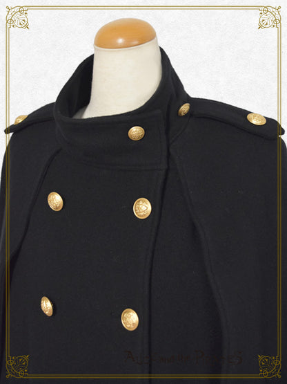 浪漫ひとひらロングマントコート