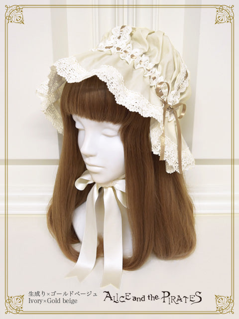 Frill maid cap