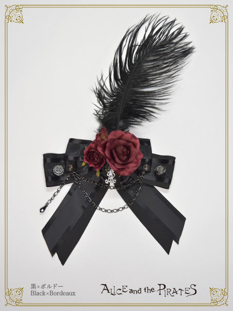 Le petit chaperon noir ribbon clip