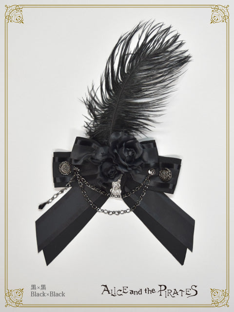 Le petit chaperon noir ribbon clip