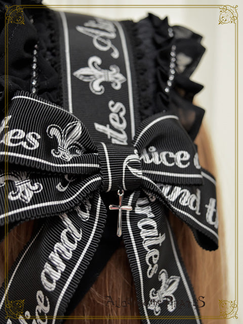 [Pre-order] A/P Cross Ribbon Frill Head Dress