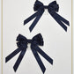 Satin ribbon multiple ribbon clip