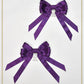 Satin ribbon multiple ribbon clip