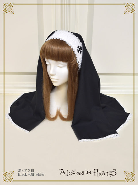 Double faced Saint sister veil