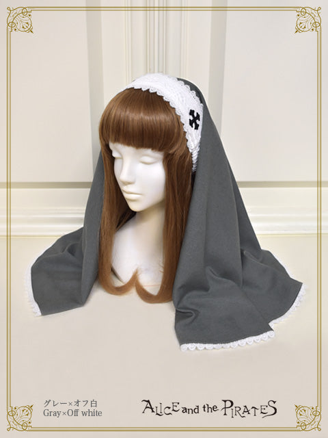 Double faced Saint sister veil