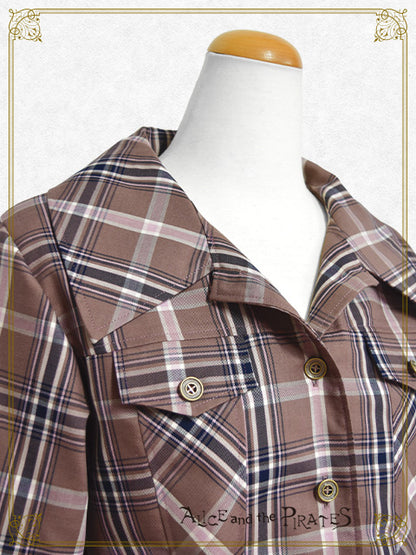 A/Pタータンチェック柄ジャケット