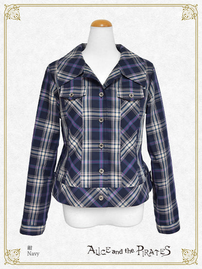 A/Pタータンチェック柄ジャケット