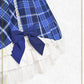 A/P Tartan check jumper skirt