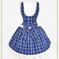 A/P Tartan check jumper skirt