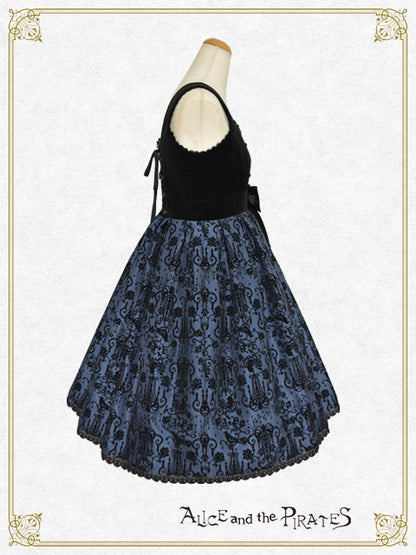 シャンデリアフロッキージャンパースカート