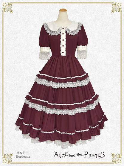 Historia Long Tiered one-piece dress