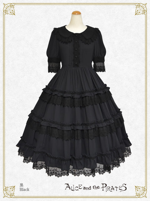 Historia Long Tiered one-piece dress