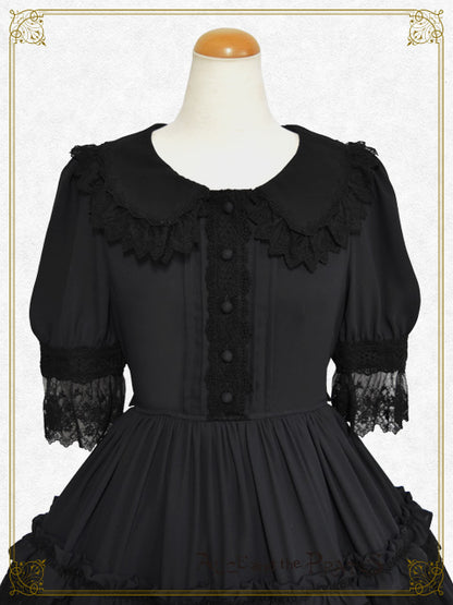 Historia Long Tiered one-piece dress