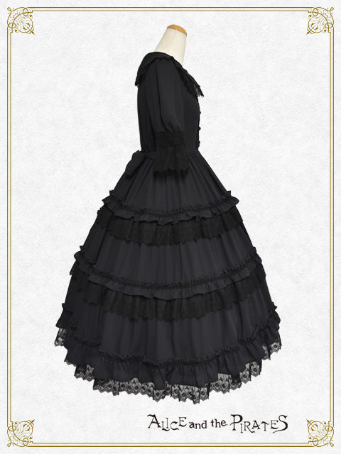 Historia Long Tiered one-piece dress