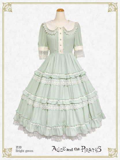 Historia Long Tiered one-piece dress