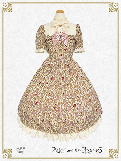 Reminiscence of Ornament Rose one piece dress