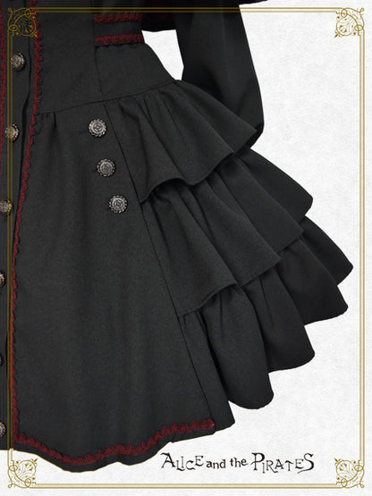 Le petit chaperon noirケープ付きコートワンピース