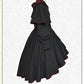 Le petit chaperon noir coat dress with cape