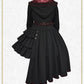 Le petit chaperon noir coat dress with cape