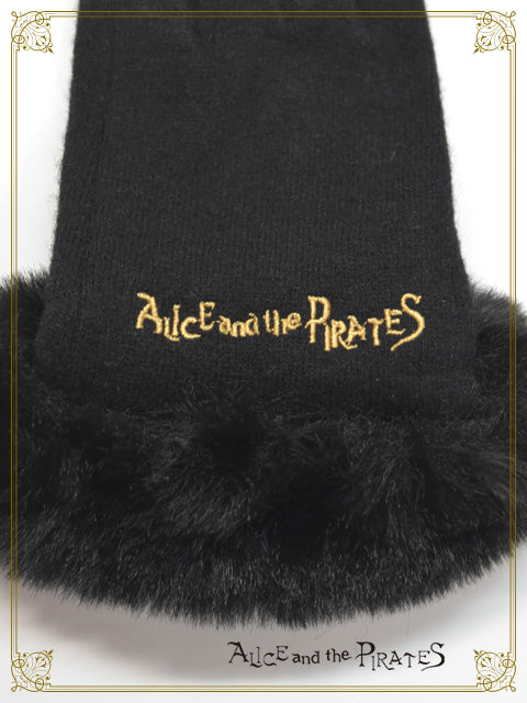 PIRATES logo embroidered gloves