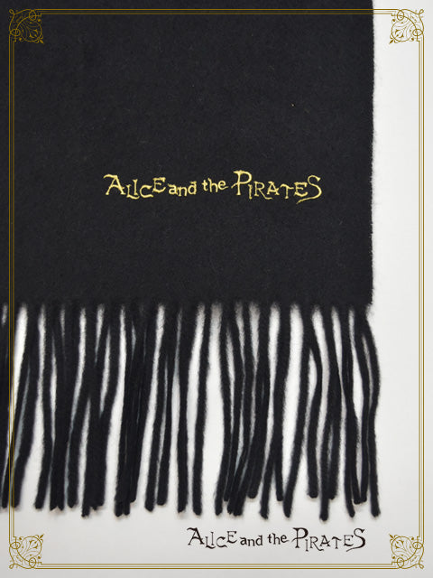 PIRATES logo embroidered scarf