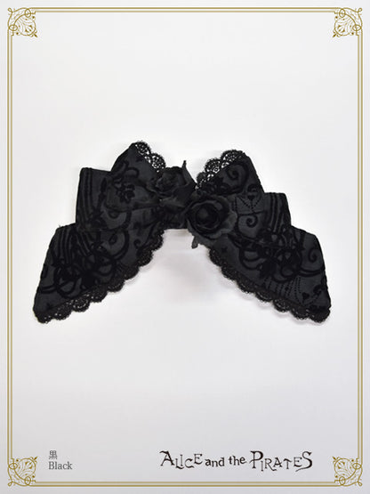 シャンデリアフロッキーコサージュリボン