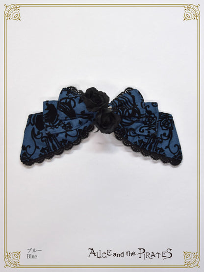 シャンデリアフロッキーコサージュリボン