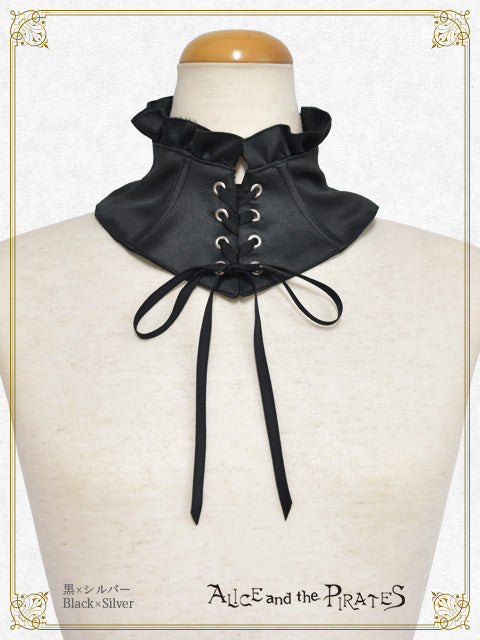 Double faced Saint sister neck corset