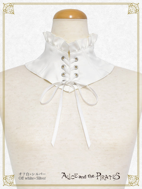 Double faced Saint sister neck corset