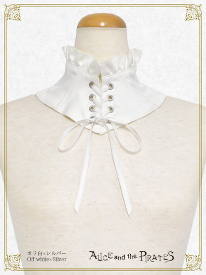 Double faced Saint sister neck corset