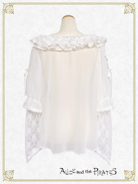 Double faced Saint sister chiffon pullover