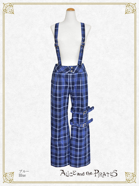 A/P Tartan check long pants