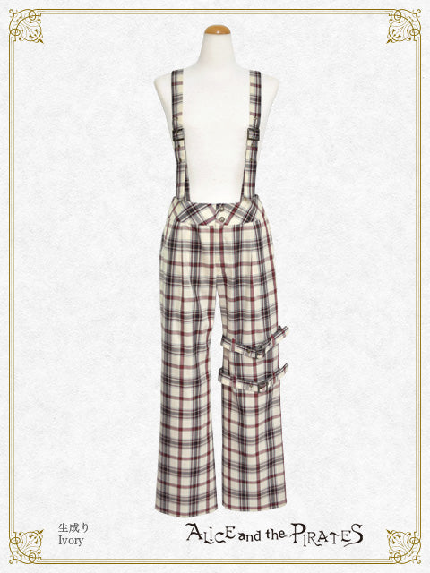 A/P Tartan check long pants