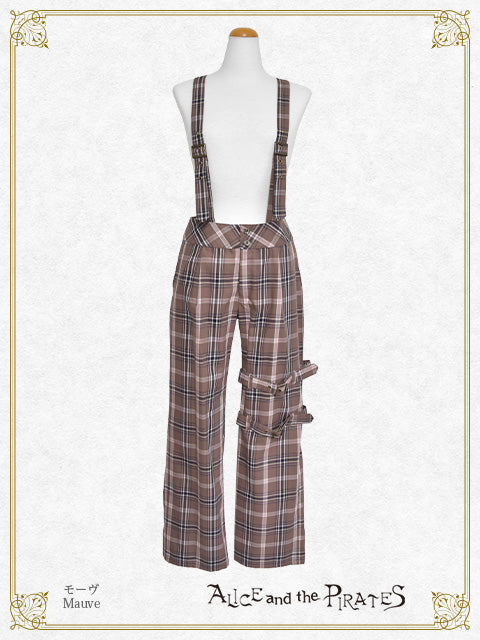 A/P Tartan check long pants