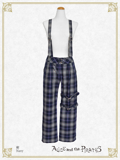 A/Pタータンチェック柄ロングパンツ