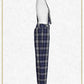 A/P Tartan check long pants