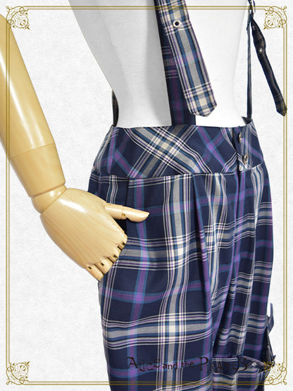 A/Pタータンチェック柄ロングパンツ